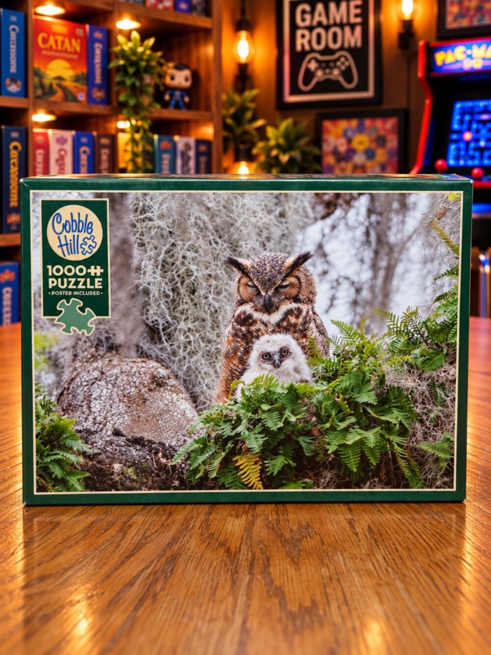 Cobble Hill Owls 1000 Piece Jigsaw Puzzle New Sealed Poster Included